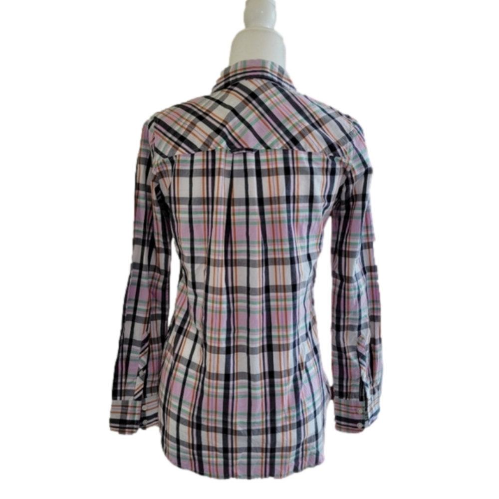 J. Crew Classic Plaid Buttondown Shirt Size Small